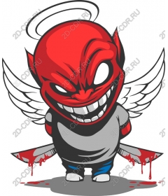  Cheeky cartoon devil