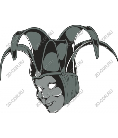  Fancy jester mask