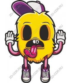  Bizarre cartoon yellow character