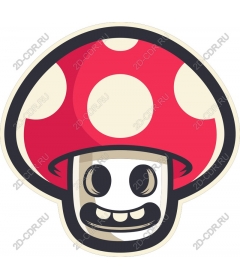 Mushroom toy Skull