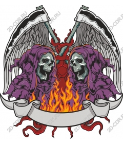 Double Skull Flame