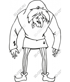  Bizarre cartoon character