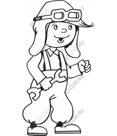  Charming young pilot