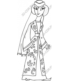  Elegant Arab woman