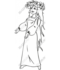  Fancy character "Flower crown"