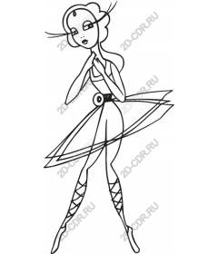  Elegant ballerina