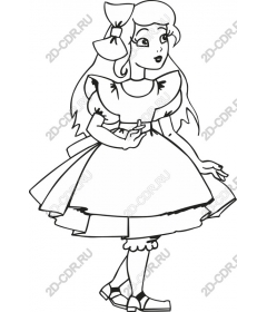  Винтажное платье Whimsical Girl