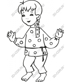  Happy baby in polka dots