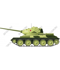 Vintage T-34 tank