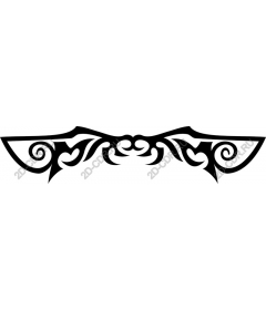  Elegant decorative border in the form of tendril