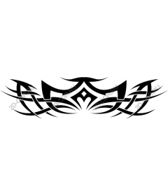  Black tribal ornament