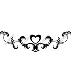  Heart Flourish motif