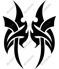 Tattoo style tribal fusion