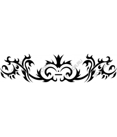  Elegant floral ornament
