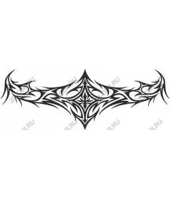  Elegance in the style tribal: difficult tattoo