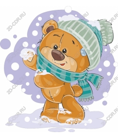  Charming winter Teddy bear