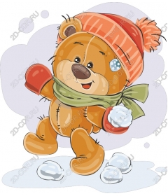  Joyful Teddy bear Winter