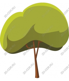  Bright stylized tree