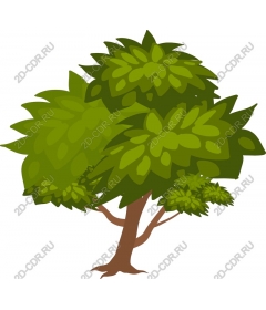  Bright green tree
