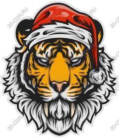  Festive Tiger Santa