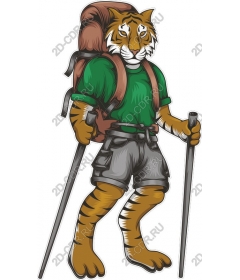  Adorable tiger traveler