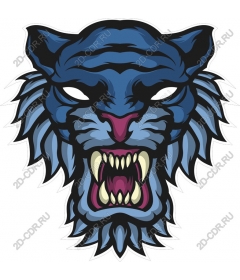  Fierce Blue Tiger