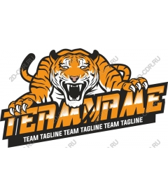  Team logo "Fierce tiger"