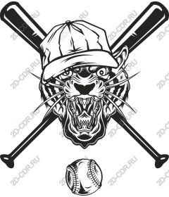  Ferocious tiger baseball