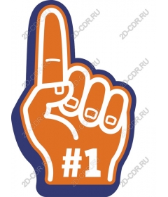  Number one fan foam finger