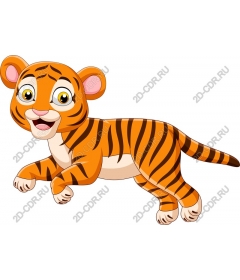  Adorable cartoon tiger