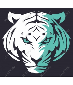 Geometric tiger