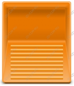  Bright orange scoop