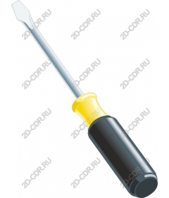  Flat screwdriver