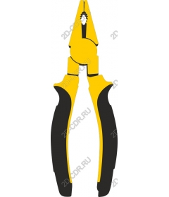 Yellow and black pliers