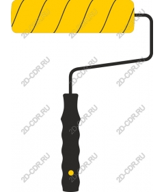  Bright roller for paint