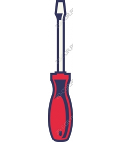  Flat screwdriver