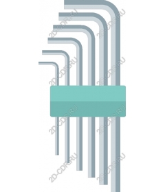  Hex keys set of high resolution