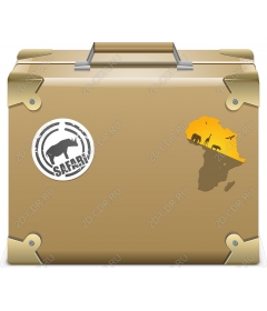  Suitcase for a Safari adventure