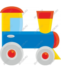  Bright and playful train