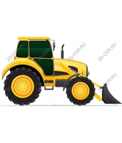 Yellow Tractor