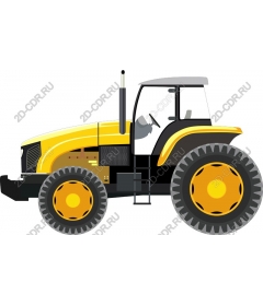  Bright modern tractor
