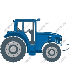 Stylish modern tractor