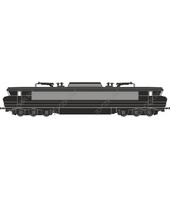  Elegant black and silver train