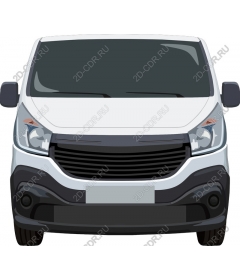 Commercial van, front view