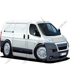 White cargo van