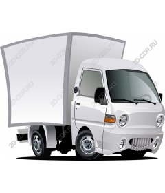 White delivery truck