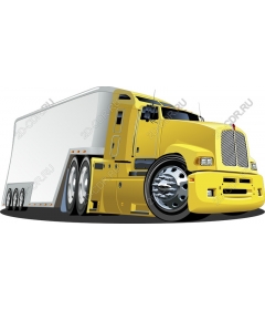  Bright yellow truck