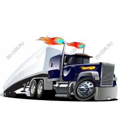 Flaming truck