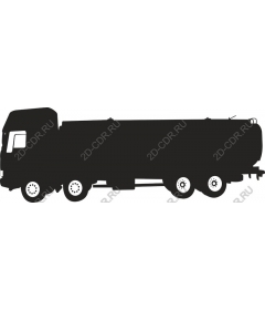 Truck for transportation of fuel