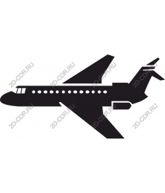  Elegant version of a jet plane